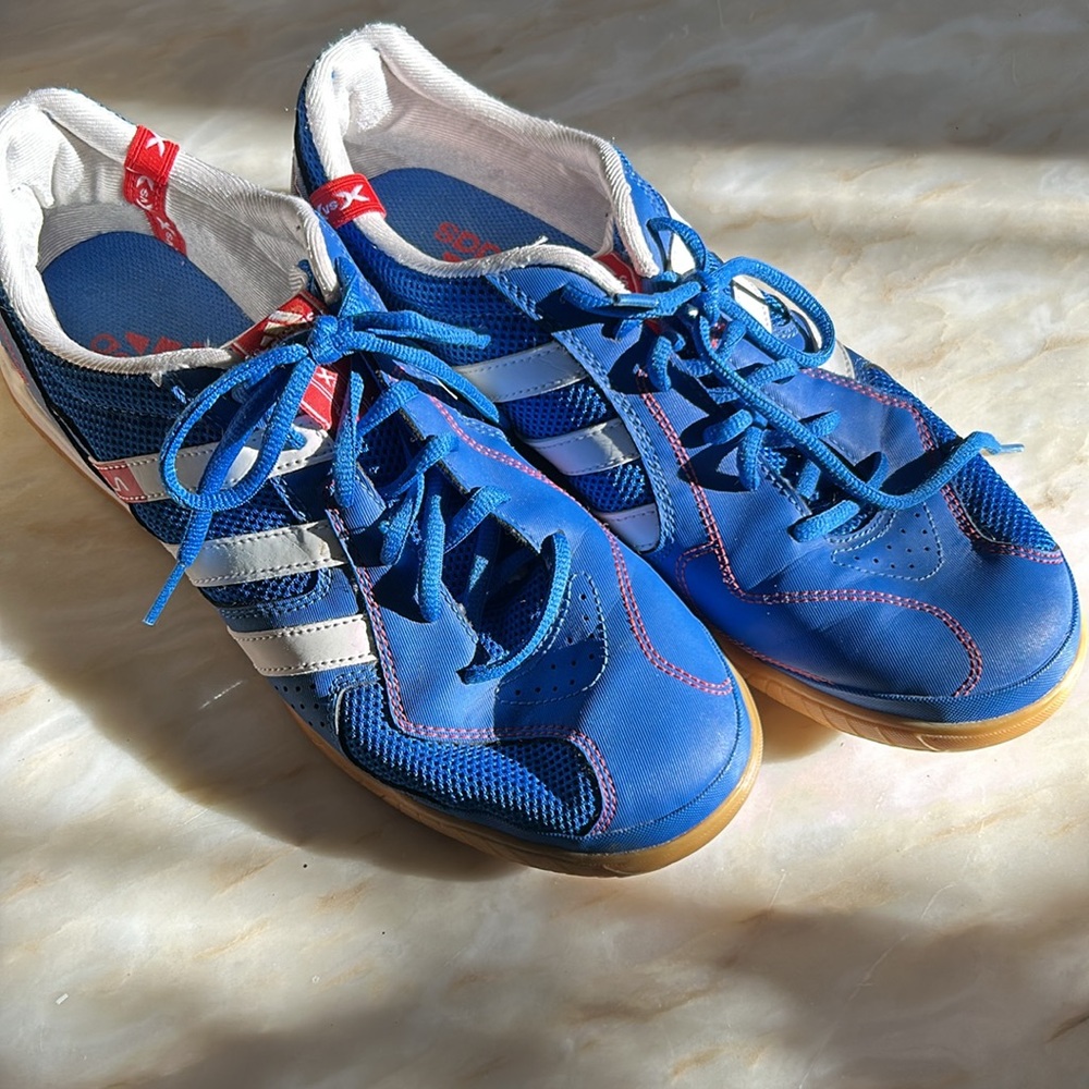 Adidas X vs X AdiPRENE Men’s 2009 Blue 3 White Stripes Sneakers Sz 8.5 - Picture 4 of 15